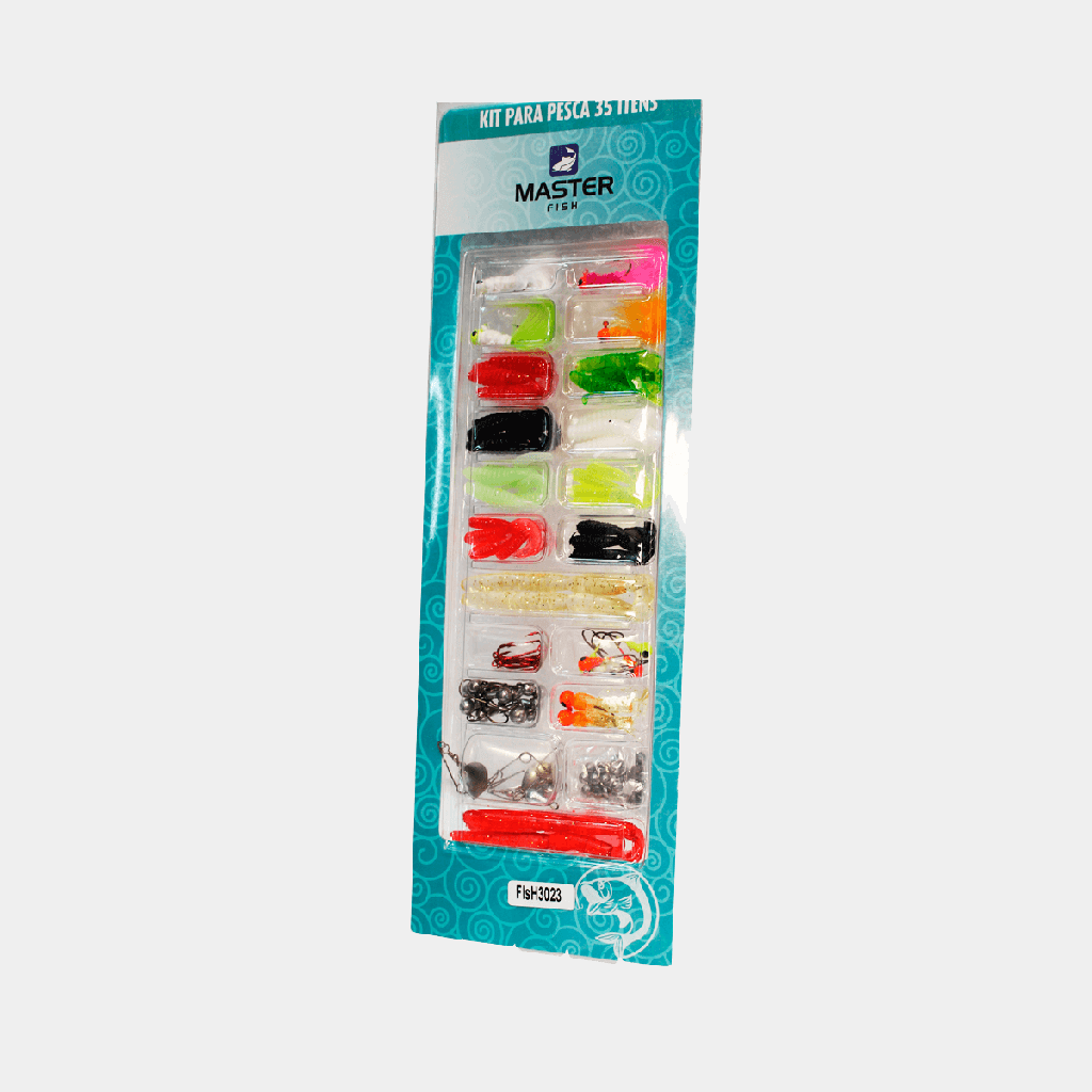 [WC-3592] Kit De Señuelos Carnadas Para Pesca